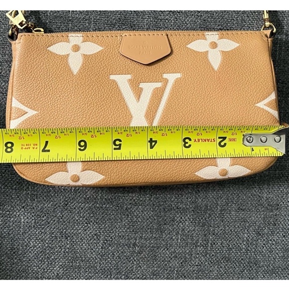 Louis Vuitton pochette accessoires bicolor arizona beige - Picture 4 of 8